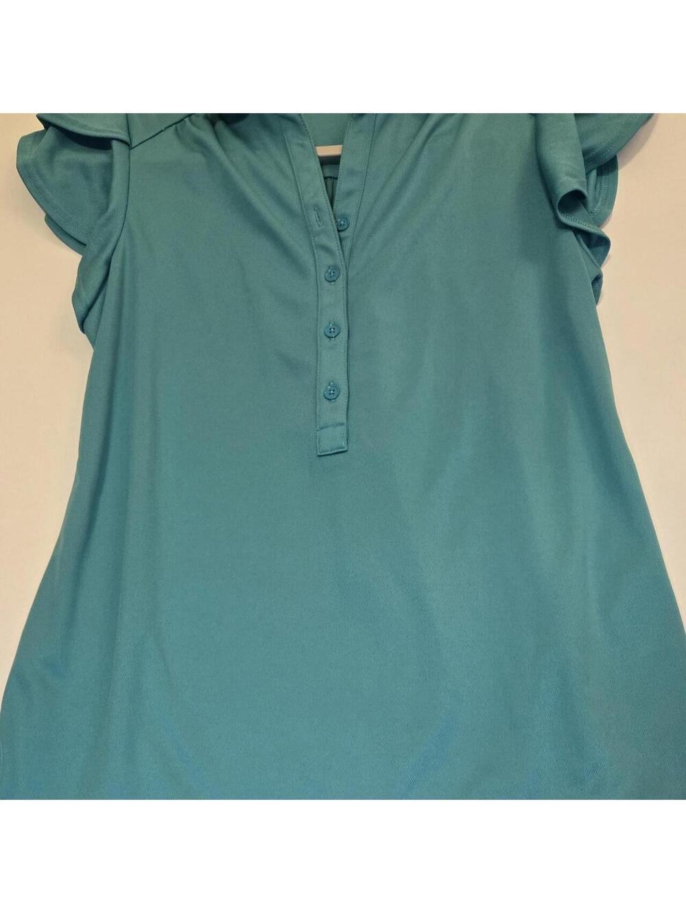 Chico's Women's Blue and Green Blous